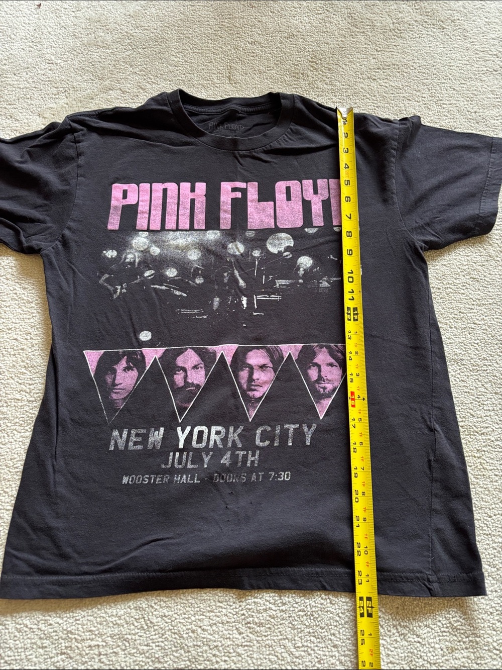 Pink Floyd Black Short Sleeve Tee